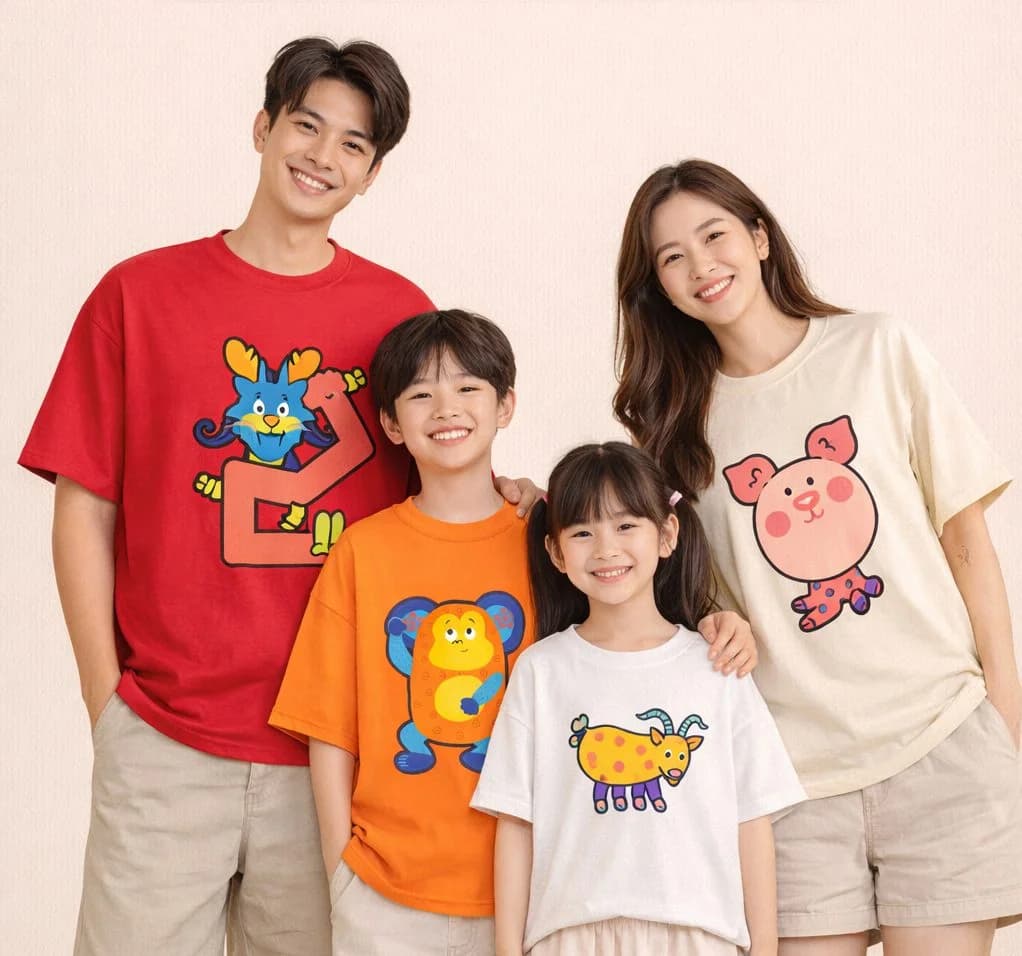 Zodia Play Collection | Áo thun 12 con giáp Unisex